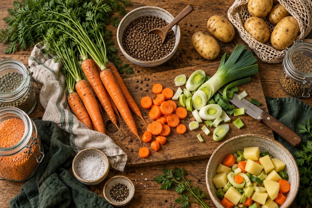 Kochen mit Bausteinen: Ein Wochenplan, der beweglich bleibt